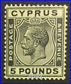 MOMEN CYPRUS SG #117a 1928 MINT OG VLH CERT LOT #204274-9964