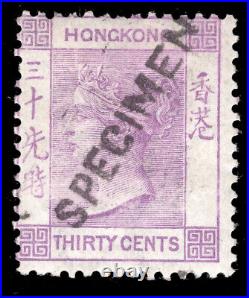 MOMEN HONG KONG SG #16s SPECIMEN CROWN CC MINT OG H LOT #64951