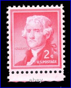 MOMEN US STAMPS #1033a SILKOTE PPR POS 97 MINT OG NH VF/XF PSE CERT LOT #92561