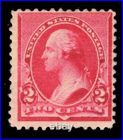 MOMEN US STAMPS #220c 2 CAPS MINT OG H LOT #93377