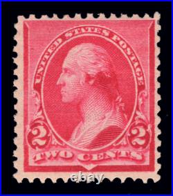 MOMEN US STAMPS #220c 2 CAPS MINT OG LH LOT #93722