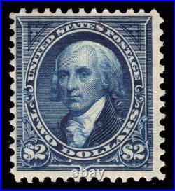 MOMEN US STAMPS #277a DARK BLUE MINT OG H LOT #95947