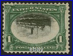 MOMEN US STAMPS #294a INVERTED CENTER MINT OG H APS & PF CERTS LOT #95030-7