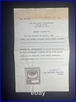 MOMEN US STAMPS #294a INVERTED CENTER MINT OG H APS & PF CERTS LOT #95030-7