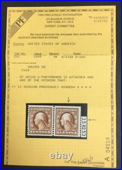 MOMEN US STAMPS #354 MINT OG LH XF JUMBO Ex. GROSS PF CERT LOT #92556