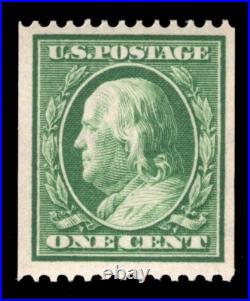 MOMEN US STAMPS #385 MINT OG NH VF+ Ex. GROSS PF CERT LOT #92550