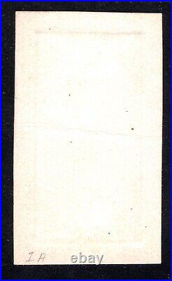 MOMEN US STAMPS #63-E13a ESSAY SUNK ON CARD RED BOWL COUPON LOT #91616