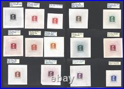 MOMEN US STAMPS #72-E2a DIE ESSAYS ON PROOF PAPER 14 DIFF. SHADES LOT #93107 MOMEN US STAMPS #72-E2a DIE ESSAYS ON PROOF PAPER 14 DIFF. SHADES LOT #93107