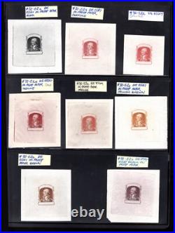 MOMEN US STAMPS #72-E2a DIE ESSAYS ON PROOF PAPER 14 DIFF. SHADES LOT #93107 MOMEN US STAMPS #72-E2a DIE ESSAYS ON PROOF PAPER 14 DIFF. SHADES LOT #93107