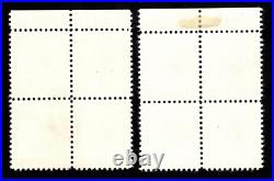 MOMEN US STAMPS #832c, 832g PLATE BLOCKS OF 4 MINT OG NH VF LOT #93005