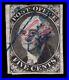 MOMEN US STAMPS #9X1a IMPERF PROVISIONAL USED LOT #83266