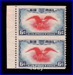 MOMEN US STAMPS #C23a IMPERF HORIZONTAL MINT OG H LOT #94331