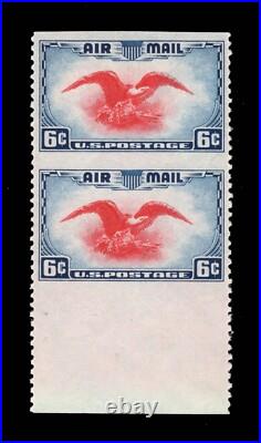 MOMEN US STAMPS #C23a IMPERF HORIZONTAL MINT OG LH LOT #94334