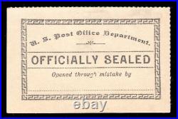 MOMEN US STAMPS #LOX11j OFFICIALLY SEALED ROULETTED 16.5 MINT OG H LOT #83483