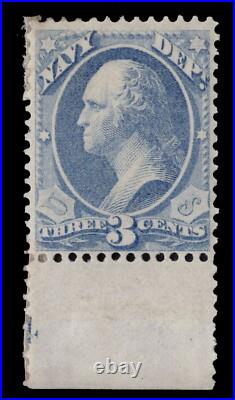 MOMEN US STAMPS #O37a OFFICIAL MINT OG H PF CERT LOT #82259