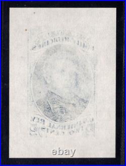 MOMEN US STAMPS #RS155TC1af BLUE TRIAL COLOR PROOF ON INDIA XF LOT #94483