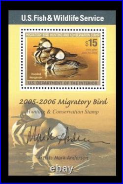 MOMEN US STAMPS # RW72b SHEET DUCK MINT OG NH XF LOT #98562