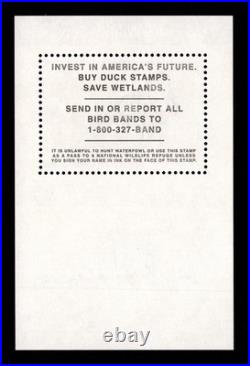 MOMEN US STAMPS # RW72b SHEET DUCK MINT OG NH XF LOT #98562