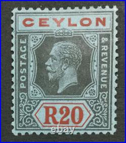 Momen Ceylon Sg #357 1924 Script Mint Og H Lot #193108-1596