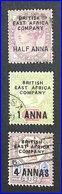 Momen East Africa Sg #1-3 1890 Used £800 Lot #61547