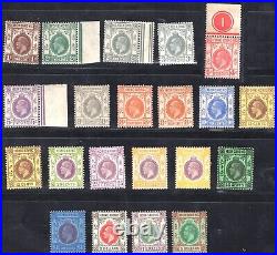 Momen Hong Kong Sg #117-132 1925 Script Ca Mint Og Nh £1,200++ Lot #65273