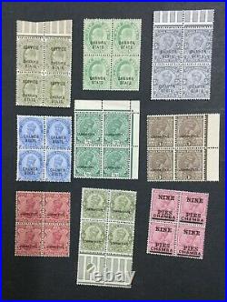 Momen India Chamba Sg # 19 Blocks Mint Og Nh Lot #198489-6046