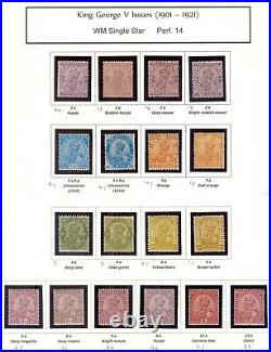 Momen India Sg #151-191 1901-21 Complete Set Mint Og H £1,800 Lot #61341