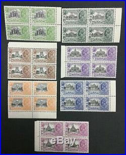 Momen India Sg #240-246 1935 Blocks Mint Og Nh Lot #193898-2458