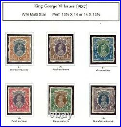 Momen India Sg #247-264 1937 Complete Set Mint Og H Lot #61342