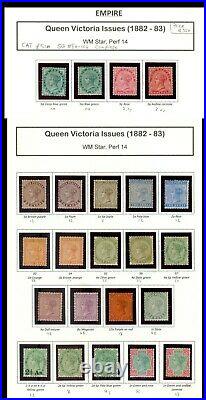 Momen India Sg #84-106 1882-83 Complete Set Mint Og H £510 Lot #61344
