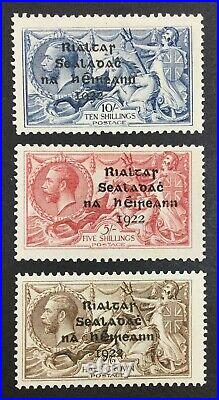 Momen Ireland Sg#17-20 1922 Dollard Rialtas Seahorse Mint Og Lh £300 Lot #62520