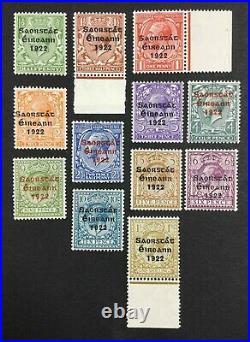 Momen Ireland Sg #52-63 1922-23 Mint Og Nh £92+++ Lot #62529