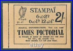Momen Ireland Sg #sb7 1946-7 Booklet Pane Mint Og Nh £750 Lot #62535
