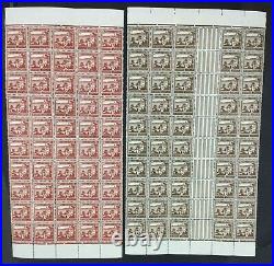 Momen Palestine Sg #109-110 Blocks 1942 Mint Og Nh £800++ Lot #63910