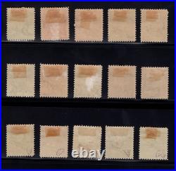 Momen Philippines Us Stamps #226-240 Mint Og H Cert Lot #97075-1
