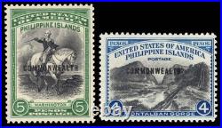 Momen Philippines Us Stamps #444-445 Mint Og H Vf Lot #97852 Momen Philippines Us Stamps #444-445 Mint Og H Vf Lot #97852