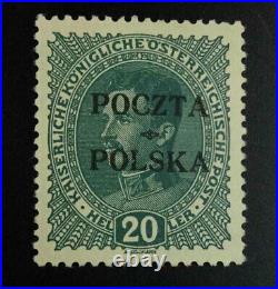 Momen Poland Sc #57 1919 Mint Og H Signed Lot #62781