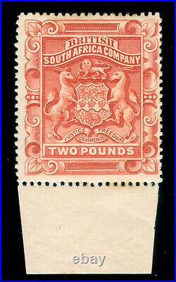 Momen Rhodesia Sg #74 1897 Mint Og H