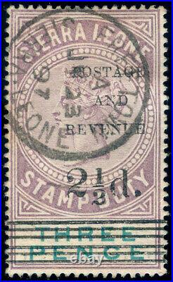 Momen Sierra Leone Sg #58 1897 Used Lot #60040