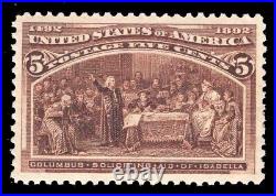 Momen US Stamps #234 MINT OG H PSE GRADED CERT XF-SUP 95 LOT #79139