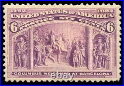 Momen US Stamps #235 Mint OG XF+