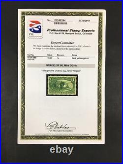 Momen US Stamps #285 Mint OG NH XF Jumbo PSE Cert LOT #88074