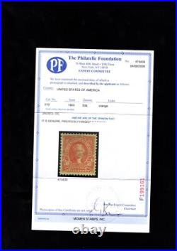 Momen US Stamps #310 Mint OG 2 PF Certs XF+ LOT #88113