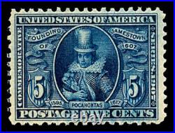 Momen US Stamps #330 Mint OG NH PSE Graded VF-80 LOT #88133
