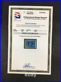 Momen US Stamps #330 Mint OG NH PSE Graded VF-80 LOT #88133