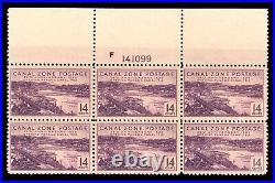 Momen US Stamps CANAL ZONE #130 PLATE BLOCK MINT OG NH VF LOT #78951
