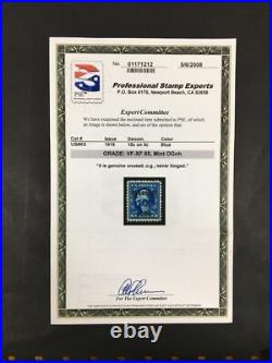 Momen US Stamps #K5 Mint OG NH PSE Graded VF/XF-85 LOT #88707