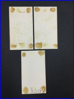 Momen US Stamps #PR2P4-PR4P4 PLATE PROOF ON CARD VF LOT #75190