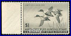 Momen US Stamps #RW12 Duck Mint OG NH VF