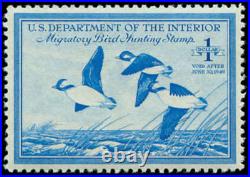 Momen US Stamps #RW15 Duck Mint OG NH XF+